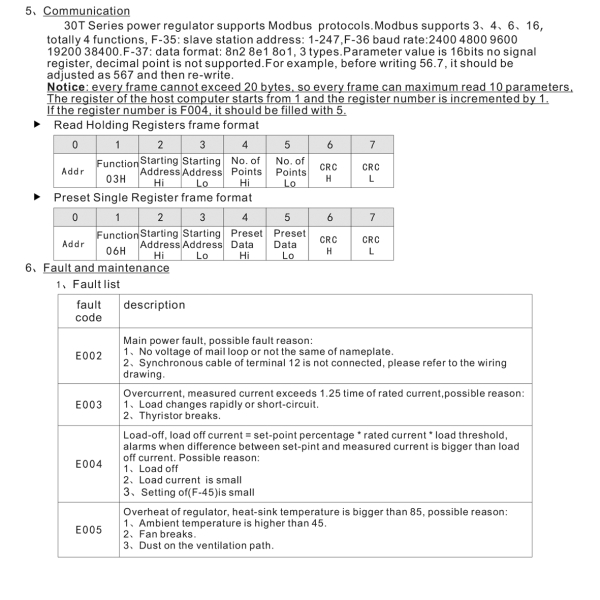 Фото - Тиристорний регулятор потужності NK30T, 3фази 400В 150А, PID/RAMP, входи 4-20mA/0-5/10VDC, MODBUS RS485