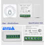 Tuya 16A WiFi 1 канальний міні перемикач