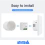 Tuya 16A WiFi 1 канальний міні перемикач