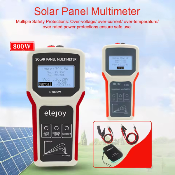 Фото - Цифровий тестер потужності фотоелектричних модулів EleJoy EY800W