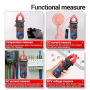 Струмові (токові) кліщі Aneng PN128 600V AC/DC Voltage, 600A AC/DC Current, NCV, мультиметр, LCD з підсвіткою