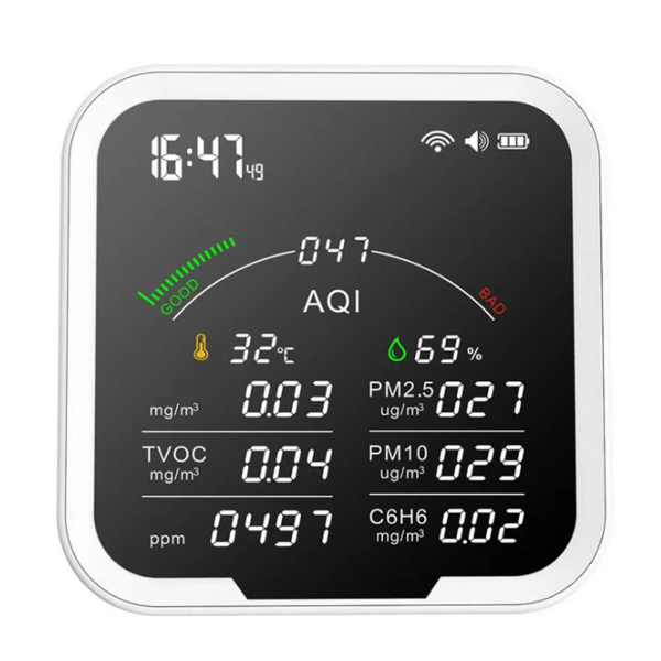 Фото - Монітор якості довкілля 9 в 1 WiFi PTH-9BW