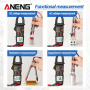 Струмові (токові) кліщі Aneng  ST184 450V AC/DC Voltage, 600A AC Current, NCV, мультиметр, LCD з підсвіткою, True RMS