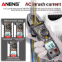 Струмові (токові) кліщі Aneng CM82 600V AC/DC Voltage, 600A AC/DC Current, NCV, мультиметр, LCD з підсвіткою, True RMS