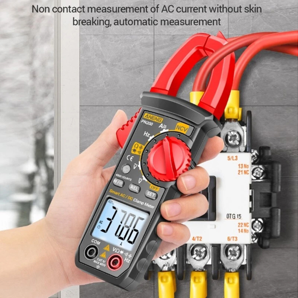 Фото - Струмові (токові) кліщі Aneng PN200 600V AC/DC Voltage, 600A AC/DC Current, NCV, мультиметр, LCD дисплей