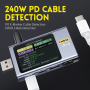 FNIRSI FNB58 USB тестер цифровий (струм / напруга / потужність / енергія)