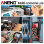 Мультиметр Aneng SZ12 750V AC/ 1000V DC Voltage, 20A AC/DC Current, NCV, LCD з підсвіткою, True RMS