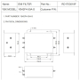 Фільтр ВЧ EMI 250VAC 50A 1ф YB42F4-50A-S