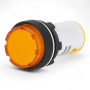 Лампа індикатор AD16-22ES жовта 12VAC/DC