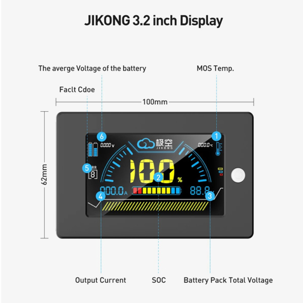 Фото - Дисплей для BMS JIKONG JK 3,2дюйми LCD