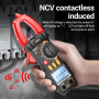 Струмові (токові) кліщі Aneng PN107 600V AC/DC Voltage, 600A AC Current, NCV, мультиметр, LCD з підсвіткою