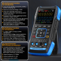 FNIRSI 2C53T, 2щупи (цифровий мультиметр / портативний осцилограф 50 МГц*2 / генератор сигналів / 9999 Count Smart професійний тестер), розширена комплектація