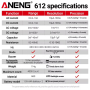 Мультиметр Aneng 612 600V AC/DC Voltage, 10A AC/DC Current, LCD з підсвіткою, Smart