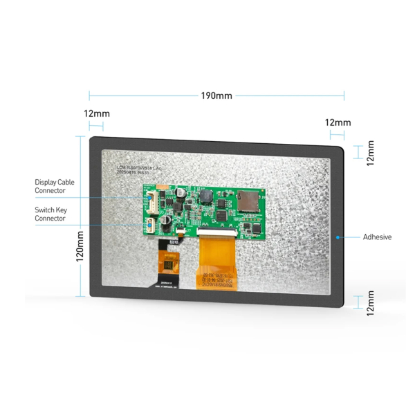 Фото - Дисплей сенсорний для BMS JK PB V19 7,0дюйми LCD 7.0 TTL-P