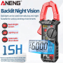 Струмові (токові) кліщі Aneng PN103 600V AC/DC Voltage, 600A AC/DC Current, NCV, мультиметр, LCD з підсвіткою