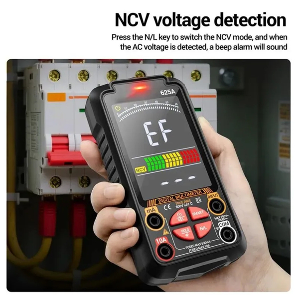Фото - Мультиметр Aneng 625A 750V AC/ 1000V DC Voltage, 10A AC/DC Current, NCV, VA кольоров.дисплей, True RMS, Smart, літієвий акумулятор