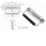 Ручка накладна хром. LS10C, 139мм