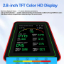 Монітор якості довкілля ZN-MT29 чорний, AQI, CO2, CO, PM2.5, PM1.0, PM10, PM0.3, температура, вологість, час, дата, HCHO, TVOC, Wi