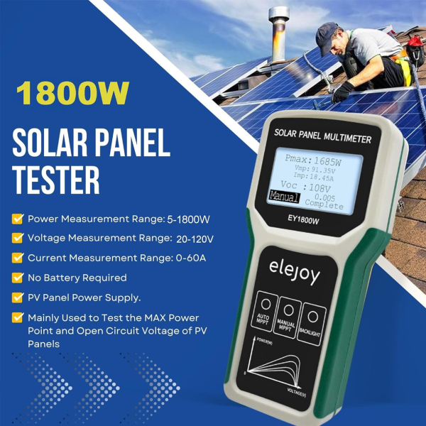 Фото - Цифровой тестер мощности фотоэлектрических модулей EleJoy EY1800W