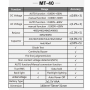 Fnirsi MT-40 интеллектуальный цифровой мультиметр, True RMS