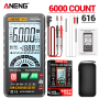 Мультиметр Aneng 616 600V AC/DC Voltage, 10A AC/DC Current, NCV, LCD с подсветкой, True RMS, Smart