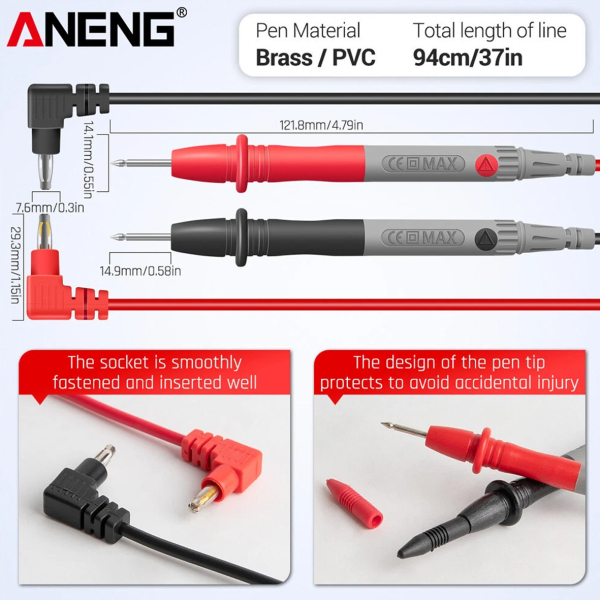 Фото - Мультиметр Aneng 620A 600V AC/DC Voltage, 10A AC/DC Current, NCV, LCD с подсветкой, True RMS, Smart