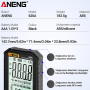 Мультиметр Aneng 620A 600V AC/DC Voltage, 10A AC/DC Current, NCV, LCD с подсветкой, True RMS, Smart