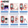 Мультиметр Aneng SZ01 600V AC/DC Voltage, 10A AC/DC Current, NCV, LCD с подсветкой, True RMS, Smart