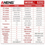 Мультиметр Aneng SZ02 1000V AC/DC Voltage, 10A AC/DC Current, NCV, LCD с подсветкой, True RMS, Smart