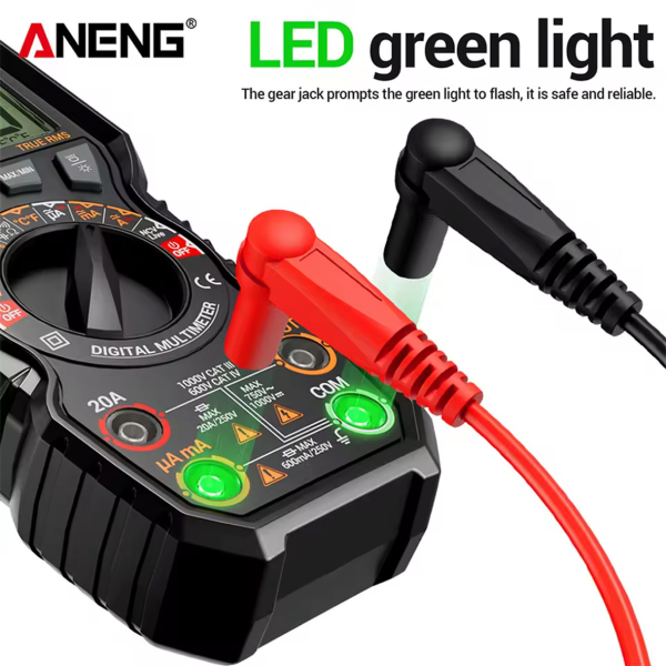 Фото - Мультиметр Aneng SZ11 750V AC/ 1000V DC Voltage, 20A AC/DC Current, NCV, LCD с подсветкой, True RMS
