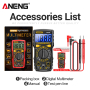 Мультиметр Aneng SZ306 600V AC/DC Voltage, 10A DC Current, LCD с подсветкой