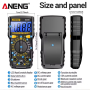 Мультиметр Aneng SZ306 600V AC/DC Voltage, 10A DC Current, LCD с подсветкой