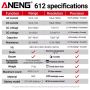 Мультиметр Aneng 612 600V AC/DC Voltage, 10A AC/DC Current, LCD с подсветкой, Smart