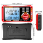 Мультиметр Aneng 612 600V AC/DC Voltage, 10A AC/DC Current, LCD с подсветкой, Smart
