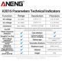 Мультиметр Aneng A3016 600V AC/DC Voltage, NCV, LCD с подсветкой, Smart, литиевый аккумулятор