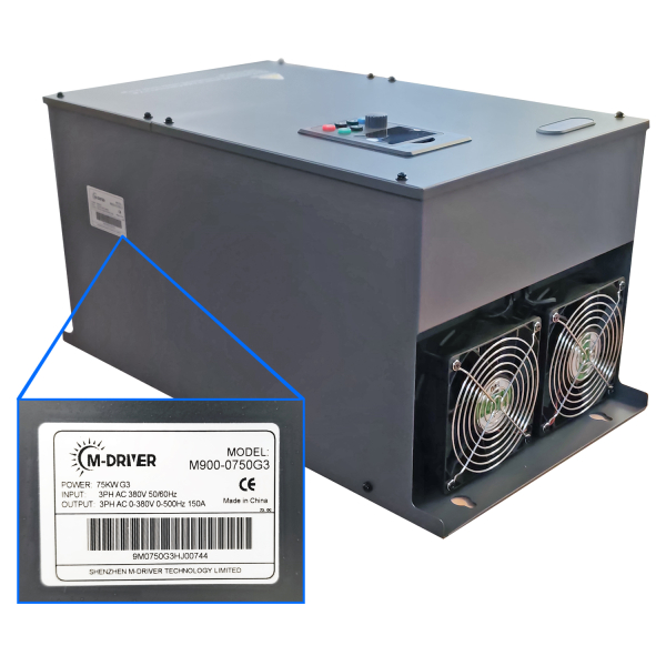Фото - Частотний перетворювач 380В 3фази векторний 75KW M-Driver