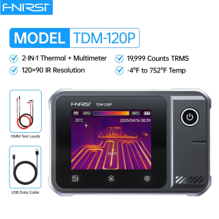 Фото - FNIRSI TDM-120P тепловізор / мультиметр TRUE RMS, 2-в-1