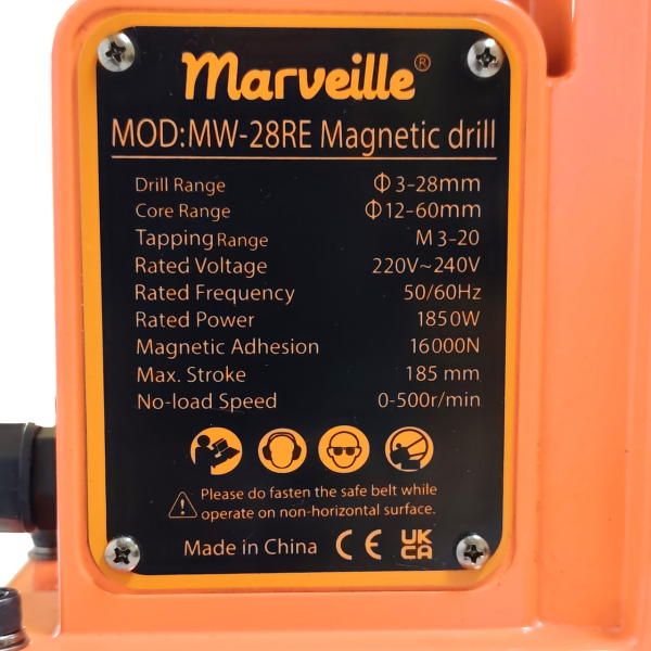 Фото - Дриль на магнітній підошві MW-28RE 1700W з поворотною підошвою