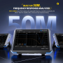 FNIRSI DPOS350P 4-в-1, 2 щупи, 350MHz*2 планшетний осцилограф / генератор сигналів / аналізатор спектру / аналізатор частотної характеристики, розширена комплектація