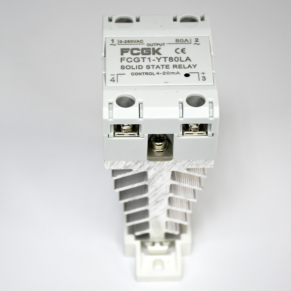 Фото - SSR регулятор потужності 1фаза  FCGT1-YT80VD, 80А, DC-AC (86545)