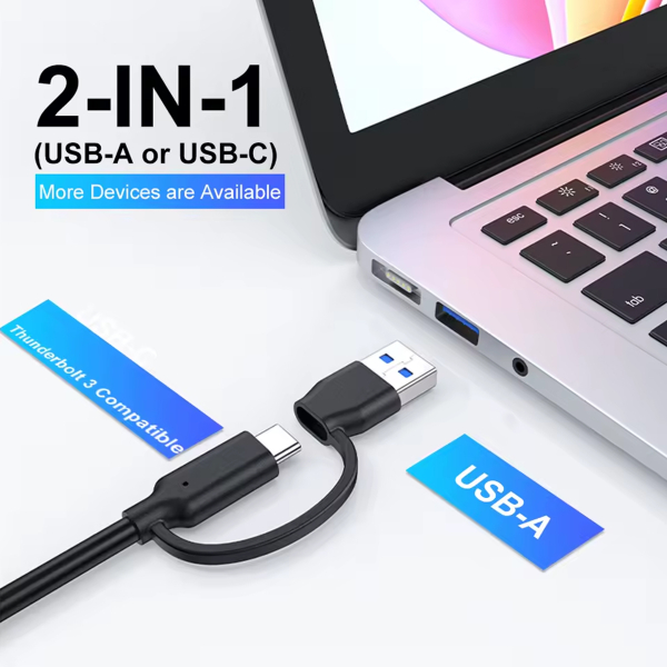 Фото - USB-хаб HUB, 10 портів (3хUSB 3.2 10Gbps + 7хUSB 3.0 5Gbps), з блоком живлення 12V 5A