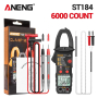 Струмові (токові) кліщі Aneng  ST184 450V AC/DC Voltage, 600A AC Current, NCV, мультиметр, LCD з підсвіткою, True RMS