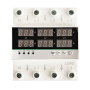 Реле захисту 3-х фазне напруга/струм 100A 0-500V (L1-L3)/N, 6парам.
