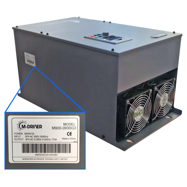 Фото - Частотний перетворювач 380В 3фази векторний 93KW M-Driver