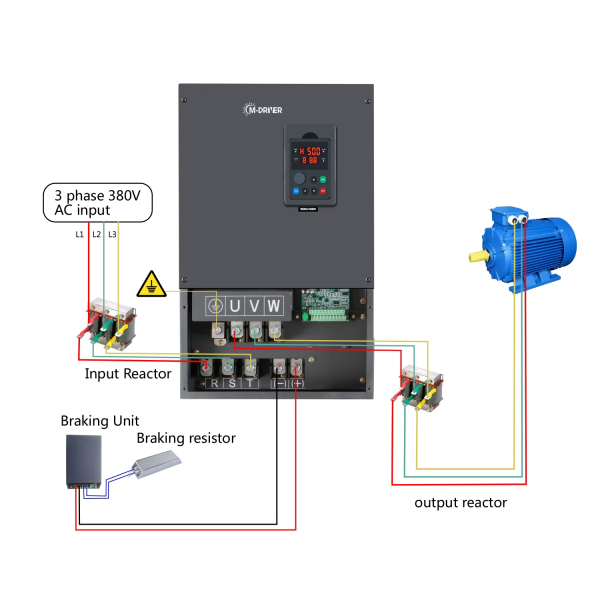 Фото - Частотний перетворювач 380В 3фази векторний 93KW M-Driver