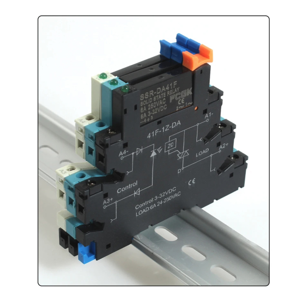 Фото - SSR-DA41F(41F-1Z-DA6A) Control (3-32VDC) Load (6A 24-250VAC)