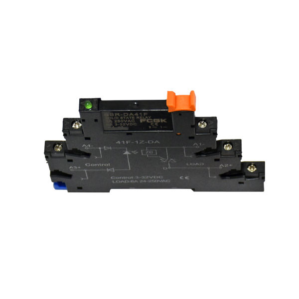 Фото - SSR-DA41F(41F-1Z-DA6A) Control (3-32VDC) Load (6A 24-250VAC)