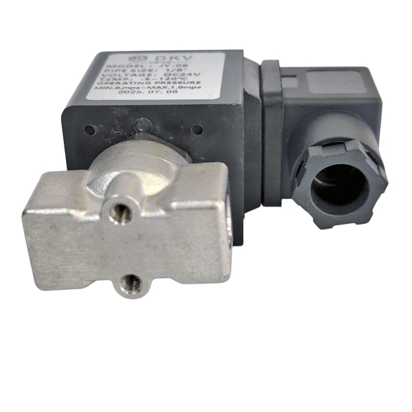 Фото - Клапан нерж. 1/8G, SS304, 0-30Bar, Viton/PTFE, 24VDC, нормально закр.