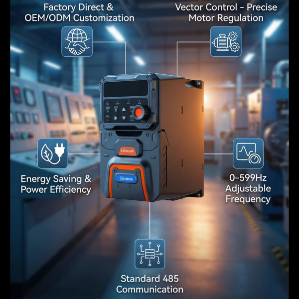 Фото - Частотний перетворювач 380В 3фази векторний 4.0KW M-Driver 800M