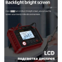 Тестер опору ізоляції Aneng MH13 600V AC/DC Voltage, тест 250-2500V / 1МОм - 40ГОм, опір 1МОм - 200ГОм, LCD з підсвіткою